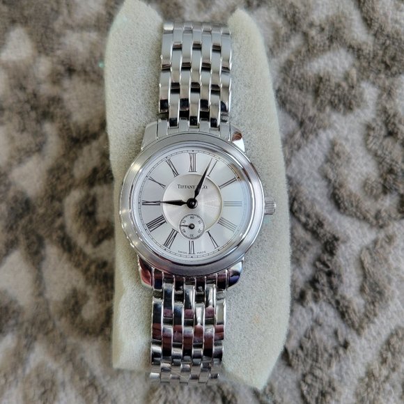 Tiffany & Co Sterling Stainless Steel Resonator Round Watch-Woman’s - Picture 3 of 10